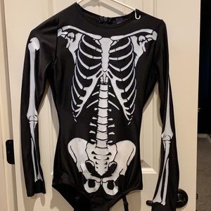 Women’s skeleton costume, tights included